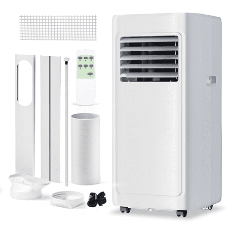 Simzlife Portable Air Conditioner 8000 BTU, Dehumidifier, Fan,Cool, 3 in 1 AC with Remote Control