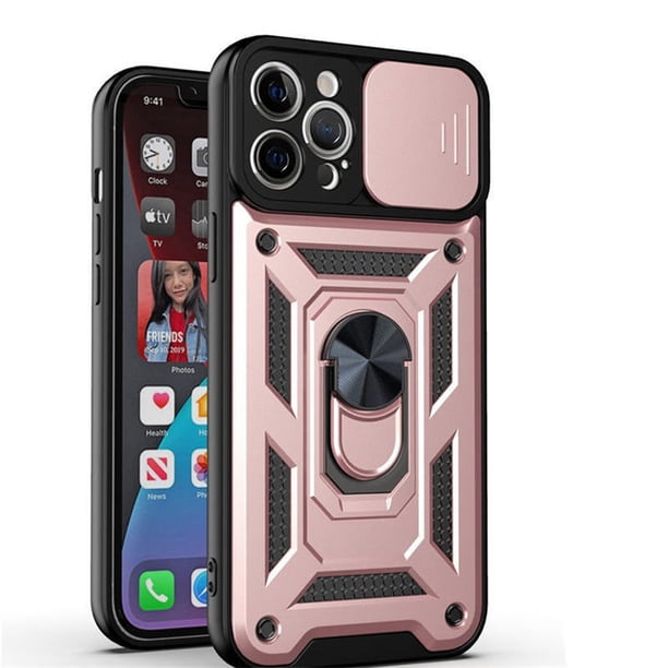 Funda con soporte de anillo magnético a prueba de golpes para iPhone 13, 12, 11, 14 Pro Max, X, XR, XS Max, 12, 13, Mini, 7, 8 Plus, 11Pro Fivean unisex