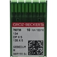 thumbnail image 3 of 100 GROZ-BECKERT GEBEDUR 134 MR / MR Titanium Quilting Machine Needles (MR 3.5 (100/16)), 3 of 7
