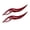 Watermelon Red, variant on Carbon Fiber Style Car Roof Devil Horns Decoration Exterior Roof Sticker With Airflow Guide For Cars Trucks SUV Blue 1 Pack