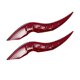 thumbnail image 2 of Car Roof Devil Horns Decoration Carbon Fiber Style Exterior Car Roof Sticker With Airflow Guide, 2 of 6