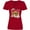 Red, variant on Inktastic Merry Christmas Cute Nativity Scene Women's V-Neck T-Shirt