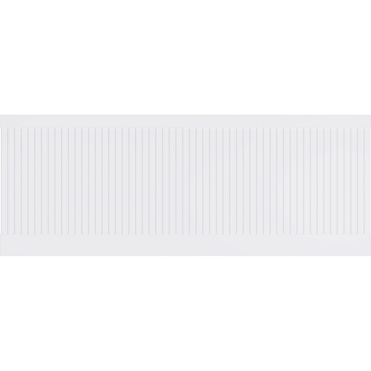 Ekena Millwork 36"H x 94 1/2"W Beadboard PVC Wainscot Paneling Kit
