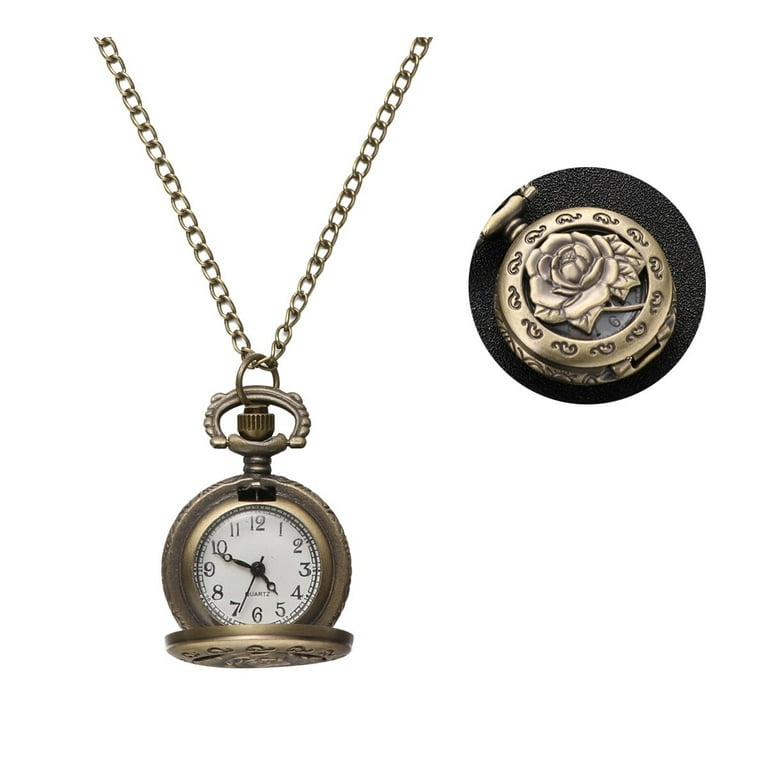 Pocket watch necklace vintage sale