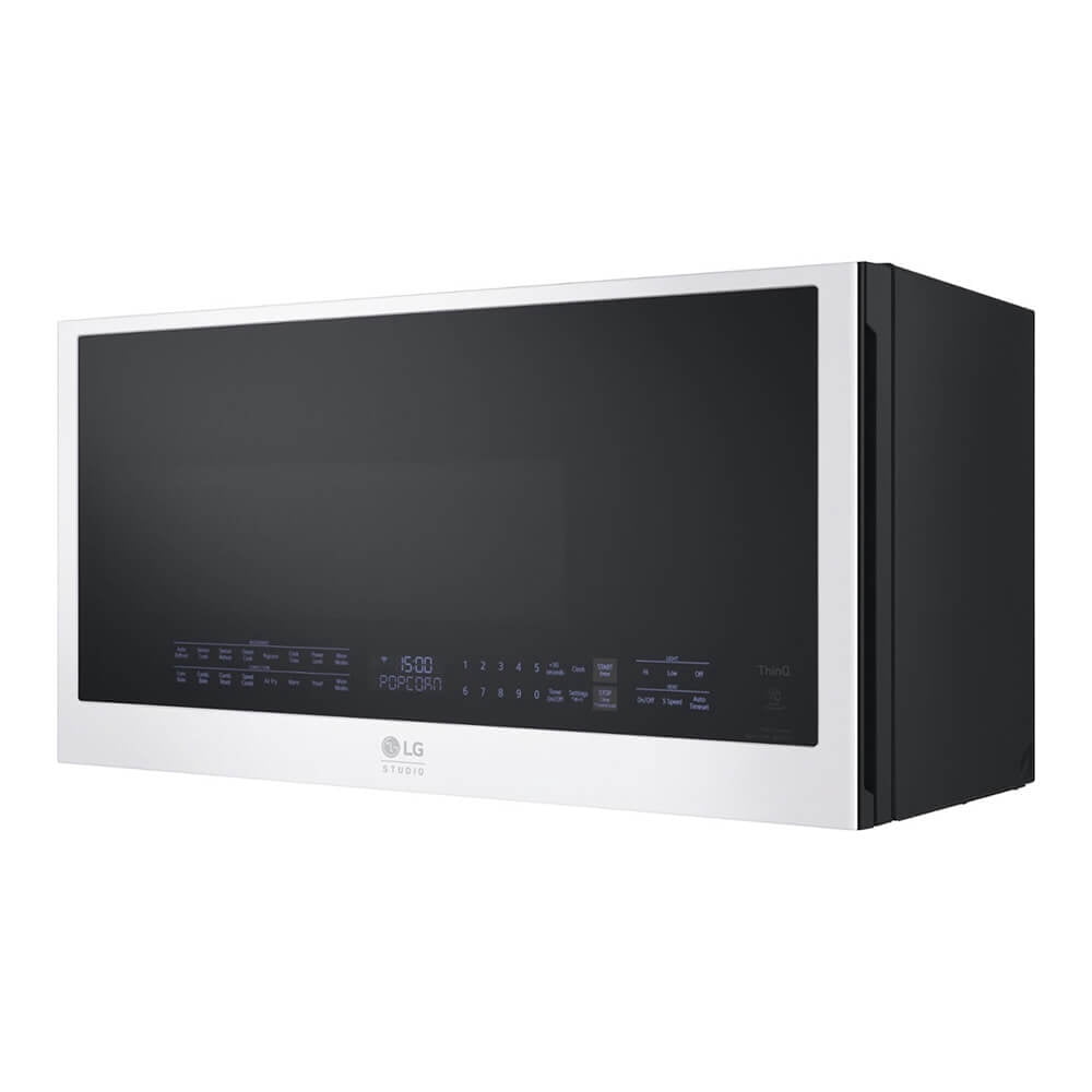 LG Studio MHES1738N 1.7 Cu. Ft. Essence White Over-the-Range Convection Microwave Oven