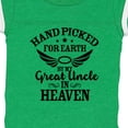 thumbnail image 4 of Inktastic Handpicked for Earth by My Great Uncle in Heaven Boys or Girls Baby Bodysuit, 4 of 5