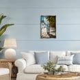 thumbnail image 2 of Stupell Industries Blue Surfboard Coastal Blur Gray Framed Floater Canvas Wall Art, design by LSR Design Studio, 25 x 17, 2 of 9