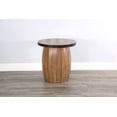 thumbnail image 2 of Sunny Designs Round Industrial Barrel End Table, 2 of 3