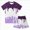 E3-Purple, variant on Boys Summer 2-Piece Set 6-12 Months 12-24 Months 2t 3t 4t 5t 6t 7t Children Cool Print Short Sleeve T-Shirt And Elastic Waist Shorts(Pink,6-7 Years)