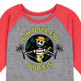thumbnail image 3 of The Nightmare Before Christmas - Ghouled Vibes  - Toddler And Youth Raglan Graphic T-Shirt, 3 of 6