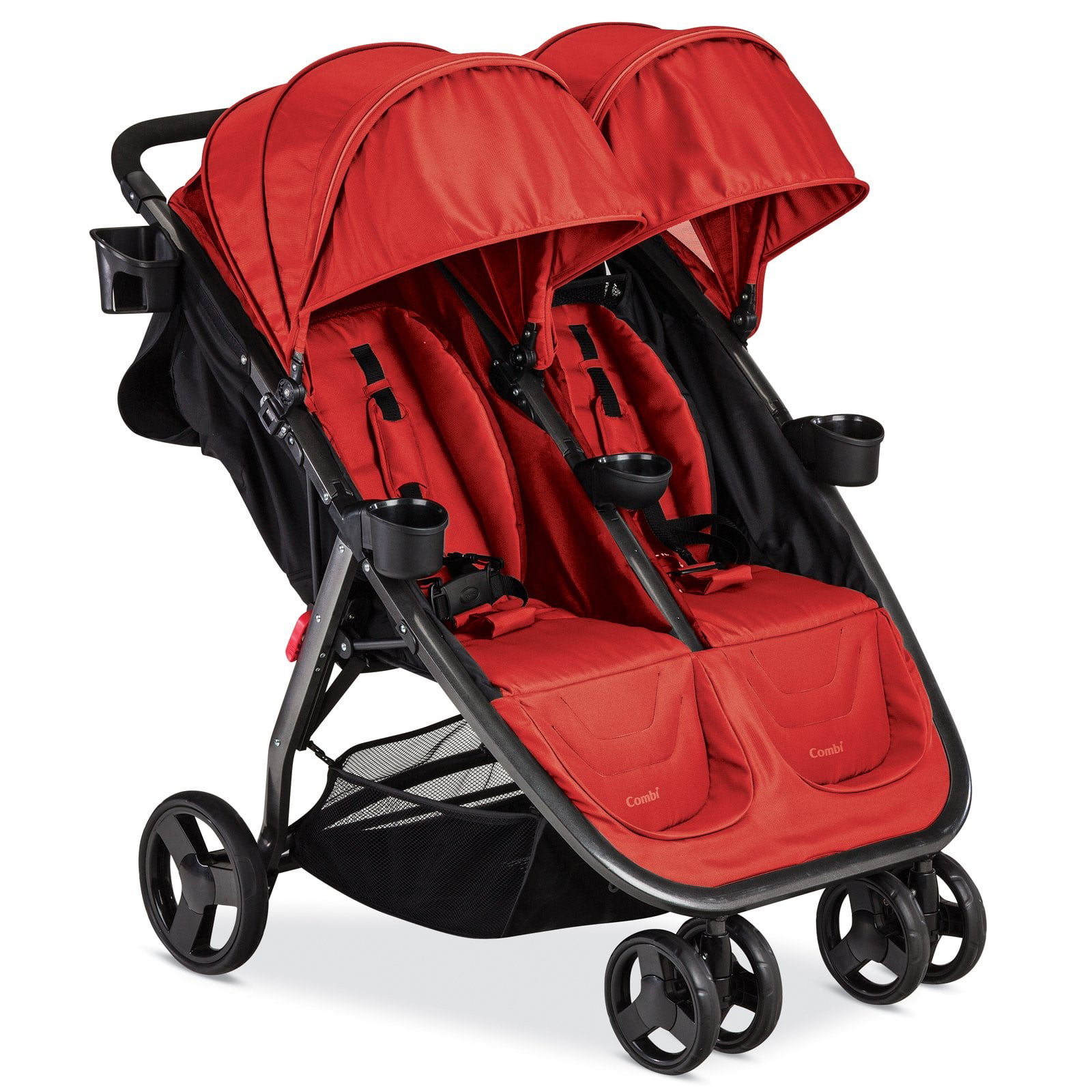 combi double stroller with car seat