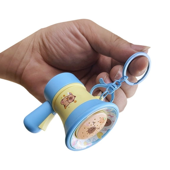 Yokua Cartoon Capybara Keychain Toy With 30 Second Voice Recorder Acrylic Bag Charm