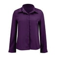 thumbnail image 4 of Silk Button Down Shirts,Work Dressy Casual Tops Long Sleeve Business Shirt Womens Tops Dressy Satin Blouses For Women Blouses For Women Dressy Casual Silky Shirts For Women, 4 of 9