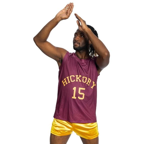 Hickory 15 Basketball Jersey and Shorts Set Halloween Costume Cosplay
