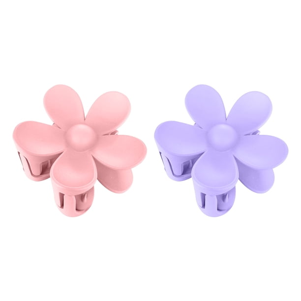 Pinzas para el cabello para mujeres, pinzas para peinar, pinzas para el cabello para niñas, flores grandes, colores brillantes, accesorios para el cabello para niñas.