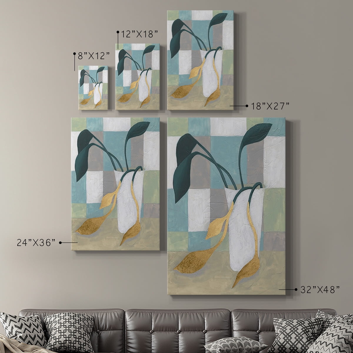 Plant Vased I Premium Gallery Wrapped Canvas - Ready to Hang