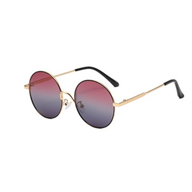 Jumpingount Gafas de sol para niñas, almohadilla para la nariz transpirable polarizada portátil, gafas lavables a la moda a prueba de sol, gafas para Cadenas y cordones para anteojos rojo gris Jumpingount AP011614-03