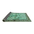 thumbnail image 2 of Ahgly Company Indoor Rectangle Persian Turquoise Blue Traditional Area Rugs, 5' x 7', 2 of 4