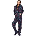 thumbnail image 3 of Footed Pajamas - Snowed In Adult Hoodie Fleece One Piece - Adult - XSmall (Fits 5'2 - 5'4"), 3 of 4