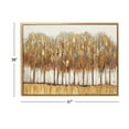 thumbnail image 3 of 47" x 36" Tree Framed Wall Art with Gold Frame, by DecMode, 3 of 7