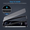 thumbnail image 7 of CAVN 3 Pack iPhone 13 Pro Max Tempered Glass Screen Protector Plus 2 Pack iPhone 13 Pro/iPhone 13 Pro Max Camera Lens Protector Cover, 7 of 7