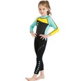 thumbnail image 3 of Kid Wetsuit One Piece Neoprene Swimsuit Sun-Protective for Surfing Diving Swimming Boating In Winter, 3 of 6