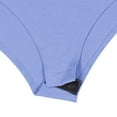 thumbnail image 5 of Natural Uniforms Long Sleeve Scoop Neck Body Suit--Breathable Cotton Stretch(Ceil Blue, X-Small), 5 of 6