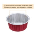 thumbnail image 4 of Red Cupcake Cups, 100packs 66x36x85mm Aluminum Foil Standard Cupcake Liners, 4 of 6