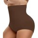 thumbnail image 4 of Gibobby cintura alta bragas Pantalones moldeadores de cuerpo de cintura alta para mujer Pantalones ajustados de Rojoucción de vientre posparto de tamaño (Café, S), 4 of 5