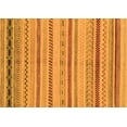 thumbnail image 1 of Ahgly Company Indoor Rectangle Abstract Orange Modern Area Rugs, 8' x 10', 1 of 4