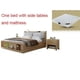 thumbnail image 1 of Solid wood bed double bed large bed European solid wood master bedroom 1.8 m wedding bed with storage My Lux Decor Round, 1 of 9