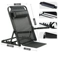 thumbnail image 2 of kurtrusly Lifting Bed Backrest Folding for Adult Adjustable Angle Back Rest Steel large 7 Gears Armrest Breathable, 2 of 9