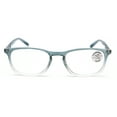 thumbnail image 3 of Lightweight Progressive Clear Bifocal Reading glasses - No Line or Bubble - Zero Power on Top Reader Translucent Slim Unisex CR04 +2.00, 3 of 4