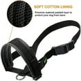 thumbnail image 4 of Nylon Dog Muzzle for Small Medium Large Dogs Prevent from Biting Barking and Chewing Adjustable Loop Black NEW, 4 of 7