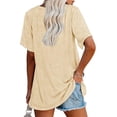 thumbnail image 2 of Sherrylily Women Loose T Shirts Short Sleeve Soft Shirts Summer Casual Tops with Pocket, 2 of 4