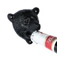 thumbnail image 2 of Abridor de botellas montado en la pared, abridor de botellas con forma de cabeza de oso vintage, abridor de botellas de cerveza de hierro fundido, abridor de botellas montado en la pared para botella, 2 of 5