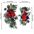 thumbnail image 2 of HAOSHICS 2PCS Artificial Floral Peony Swag Fake Silk Flowers Swag Colorful Mixed Spring Floral Swag with Peony for Wedding Arch Table Centrepiece Hanging Home Mirror Wall Decor, 2 of 8