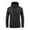 Black, variant on Men Sun Protective Jacket Side Seam Pockets Men's Summer Sunscreen Coat Hooded Zip-up Cardigan with Zipper Plus Size Long Sleeve White M
