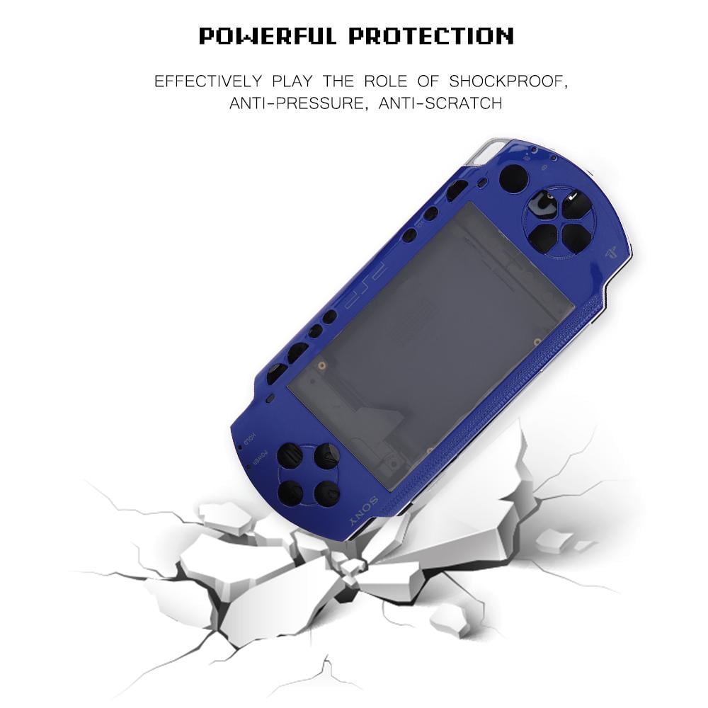 Otviap Case Cover Replacement Full Shell Housing Set With Buttons Kit For Psp 1000 Replacement Shell Full Housing Shell Case Cover Faceplate Set Repair For Psp 1000 Replacement Shell Walmart Com Walmart Com