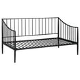 thumbnail image 3 of LHYY Matte Black Metal Twin Daybed Bed Frame, 3 of 9