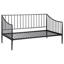 Newbury Metal Twin Daybed Bed Frame Matte Black