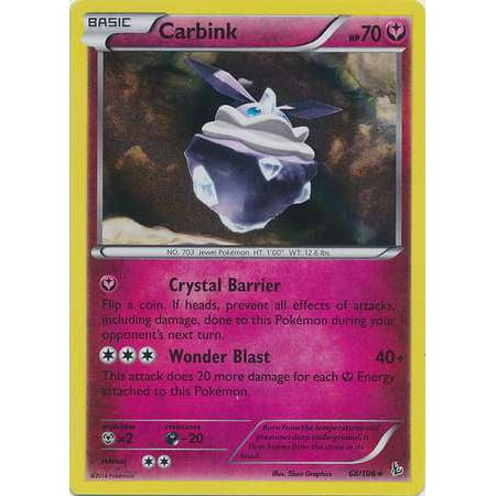 Pokemon Flashfire Carbink #68