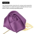 thumbnail image 4 of Ramilletes de rosa Unique Bargains 6 Pcs para Novio Alfileres Ceremonia de Boda Aniversario Cena Formal Fiesta Dulce Morado, 4 of 5
