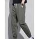 thumbnail image 3 of Pantalones Cargo Grises de Otoño para Hombre, Pantalones de Trabajo para Hombre, Pantalones Harem de Ajuste Regular, Pantalones de Diseñador Y2k de Alta Calidad, Pantalones Holgados Baratos, Pantalone, 3 of 4