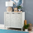 thumbnail image 2 of Powell Romona 3-Door Accent Cabinet, Antique White, 2 of 15