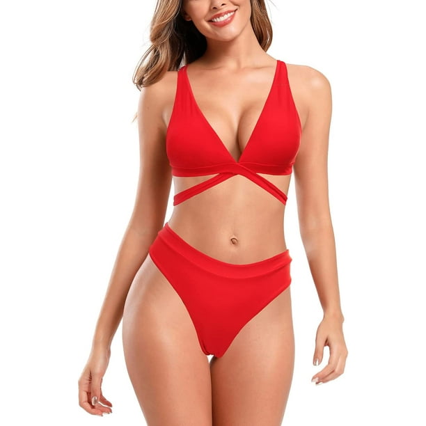 Trajes de baño rojo mujer hotsell