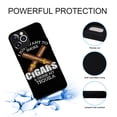 thumbnail image 3 of Black Phone Case I Just Want to Smoke Cigars and Be A Engraver Engravers Compatible with iPhone 12 Mini Case Case Cover Cover, 3 of 5
