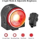 thumbnail image 2 of Alarma inteligente antirrobo para bicicleta, luz trasera recargable para bicicleta, bocina eléctrica de advertencia, localizador de bicicletas con control remoto, accesorios eléctricos impermeables para bicicletas de montaña/ciudad Rojo Verde, 2 of 5