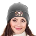 thumbnail image 4 of Kamado Nezuko Knitted Cap for Men Women Soft Beanie Hat Casual Thermal Watch Cap Winter Warm Beanies, 4 of 8