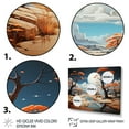 thumbnail image 3 of Designart "Bizare Desert Mirage I" Surrealism Floater Framed Wall Decor, 3 of 7